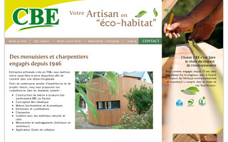 cbe-maison-ecologique.fr website preview