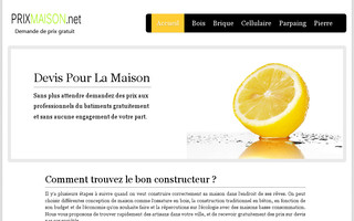 prixmaison.net website preview