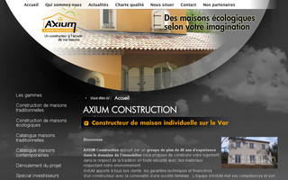 axium-construction.com website preview