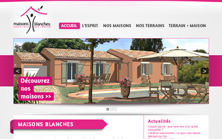 maisons-blanches.fr website preview
