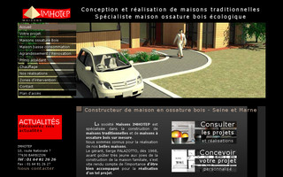 maisons-imhotep.com website preview