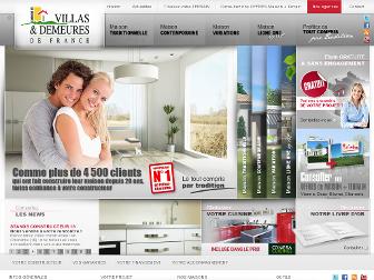 villasetdemeuresdefrance.com website preview