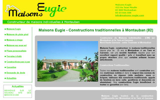 maisons-eugie.com website preview
