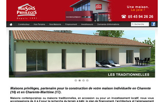 maisons-privileges.com website preview