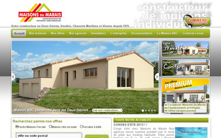 maisonsdumarais.com website preview