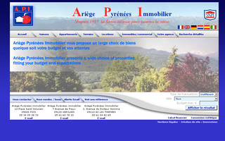 pyrenees-immobilier.com website preview