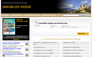 immobilierariege.com website preview