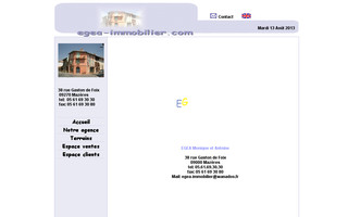 egea-immobilier.com website preview