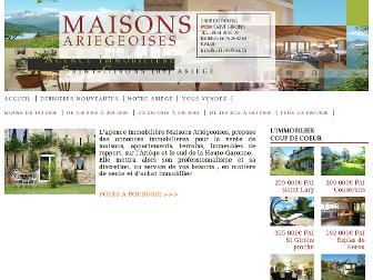 maisons-ariegeoises.fr website preview