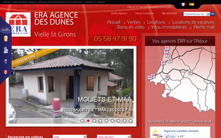 dunes-immobilier.com website preview