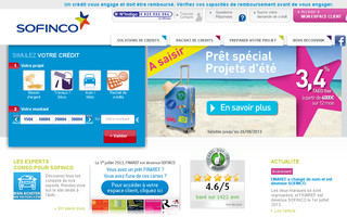 sofinco.fr website preview