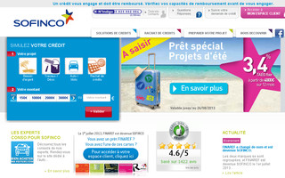sofinco.fr website preview