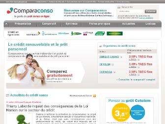 comparaconso.fr website preview