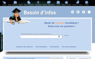 besoindinfos.com website preview