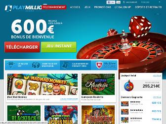 fr.playmillion.com website preview