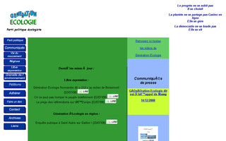 generation-ecologie.com website preview