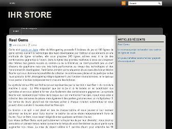 ihrstore.com website preview