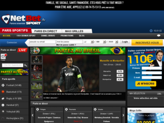 netbetsport.fr website preview