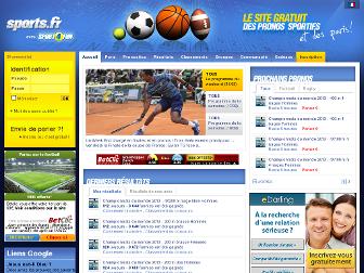 sport4fun.sports.fr website preview