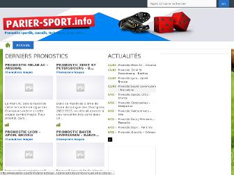 parier-sport.info website preview