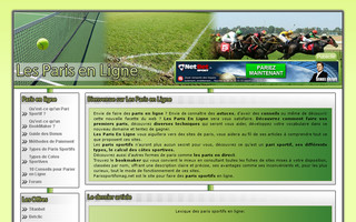 lesparisenligne.net website preview