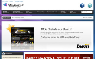 sitesdeparis.fr website preview