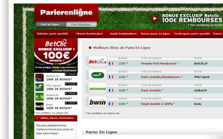 parierenligne.fr website preview