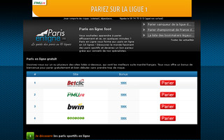 parisenligne.fr website preview