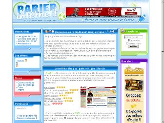 parier-internet.org website preview