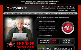 pokerstars.be website preview