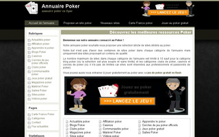 annuaire-poker.org website preview