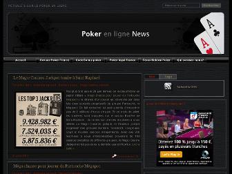 pokerenlignenews.com website preview