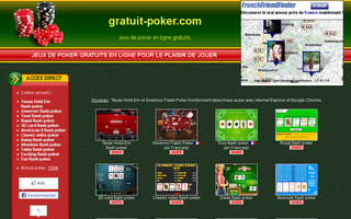 gratuit-poker.com website preview