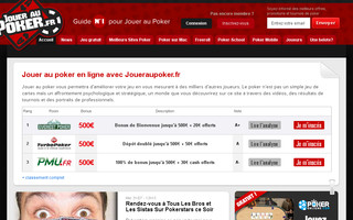 joueraupoker.fr website preview