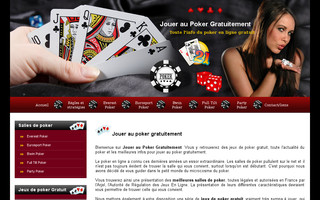 joueraupokergratuitement.info website preview