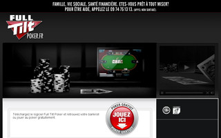 fulltiltpoker.fr website preview