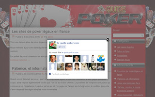 le-guide-poker.com website preview