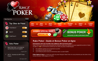 rakepoker.fr website preview