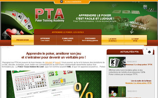 poker-training-academy.com website preview