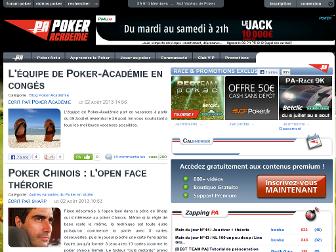 poker-academie.com website preview