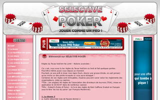 selectivepoker.com website preview