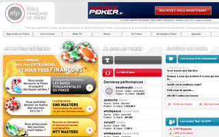 ecolefrancaisedepoker.fr website preview