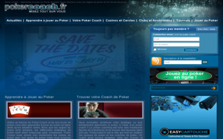 pokercoach.fr website preview