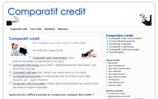 comparatif-credit.info website preview