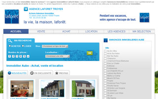 laforet-aube.com website preview