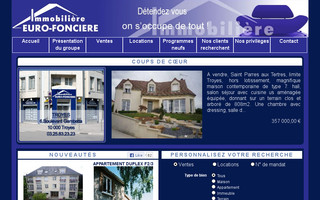 euro-fonciere.com website preview