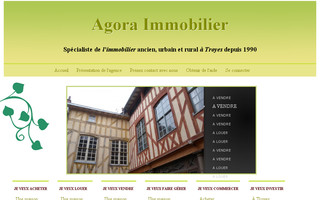agoraimmobilier.fr website preview