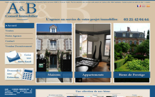 aandbimmobilier.com website preview