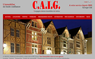caig.fr website preview