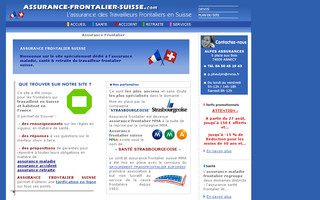 assurance-frontalier-suisse.com website preview